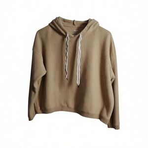 Aerie Ribbed Hooded Pullover